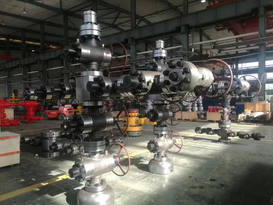 एपीआई 6ए ऑयलफील्ड वेलहेड क्रिसमस ट्री/वेल ड्रिलिंग के लिए ऑयल एक्स-मास ट्री
