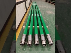 स्टेनलेस स्टील वाल्व गेंद चूसने वाला रॉड पंप AISI1045 क्रोम लेपित बैरल छिड़काव प्लंजर